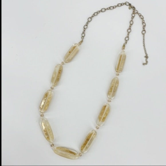 Chico’s  Acrilic Stones Long Necklace - Picture 1 of 3